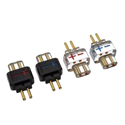 2pcs HIFI QDC Female 0.78 2 Pin Male Earphone Adapter to Earsets for SHUOER CONDUCTOR/SINGER/SOLOIST