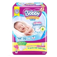 (Free Ship) Tã Bỉm BOBBY Dán Đủ Size XS72/S54-80/M76/L68/XL62/XXL56