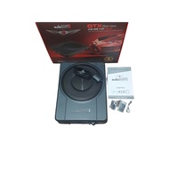 audioQUART รุ่น AQ-QB1OPGTX ซับ​บ๊อกซ์​ ขนาด 10 นิ้ว สีดำ ทรงสี่เหลี่ยม สำหรับ​วางใต้เบาะ​ เครื่อง​เ