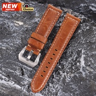 New Printed Style Oil Wax Watch Band 20/22/24/26mm Universal Strap for Seiko Bracelet for Rolex Smar