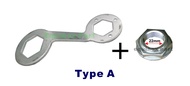 Washing Machine Tools Tub Nut Wrench 36mmx38mm ( Spannar) With Nut