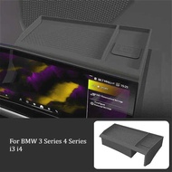 For BMW 3 4 Series i3 i4 Central Control Screen Rear Silicone Storage Box Car Accessories
