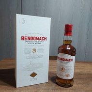 Benromach 21 Year Old 百樂門21年新版單一純麥威士忌700ml ABV 43%