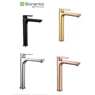 SORENTO HIGH BASIN TAP TALL BASIN TAP SRT7448/SRTWT7449RG/SRTWT6855GY/SRTWT6865FRG