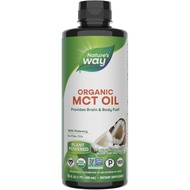 Nature's Way Organic MCT Oil, 16 Fl Oz, Brain and Body Fuel from Coconuts*, C8 Caprylic Acid and C10
