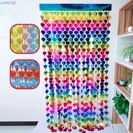 LAMUSE Heart Rain Curtain, PET Colorful Party Curtain, Heart-Shaped Rain Silk Curtain Heart-shaped 1