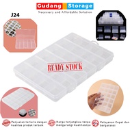 Small Tool Jewelry Storage Box / Multipurpose Jewelry Box Jewelry Storage Box Grid Box 13 Slots 24 S