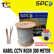 Kabel CCTV Coaxial 300 Meter Power RG59 Kabel CCTV 1 Roll Terlaris