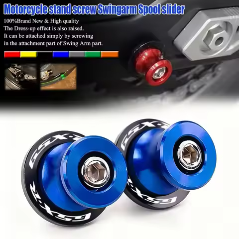 For GSX-R GSXR 1000 750 600 K1 K2 K3 K4 K5 K6 K7 K8 K9 K11 Motorcycle Swingarm Spools 8MM Stand Scre