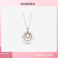 925 Silver Necklace Pandora Circles Necklace