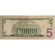 Old series USD 5 note