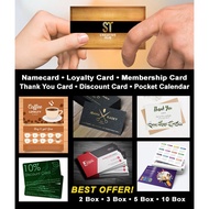 Business Name Card / Loyalty Card / Thank You Card