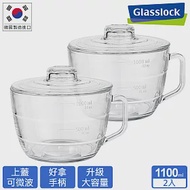 Glasslock 強化玻璃可微波泡麵碗1100ml- 大容量二入組