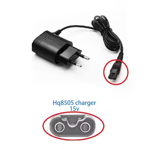 EU Plug Charger 15V5.4W for HQ7120 RQ360 RQ1150 RQ1296 PT720 S7370 Electric Power Adapter Charger fo