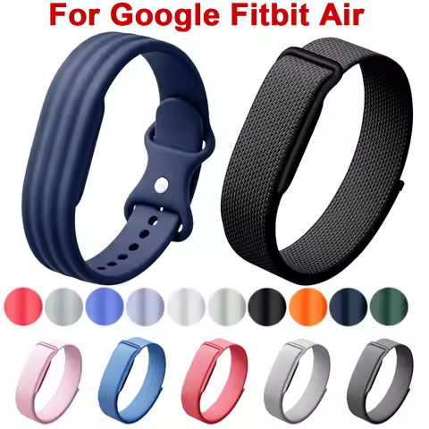 For Google Fitbit Air Screenless Activity Tracker Adjustable Fitness Tracker Replacement Band Lightw