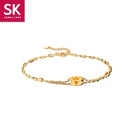 SK 916 Roman Spool Ring Gold Bracelet