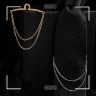 GESH Tie Clip Business Tie Accessories Banquet Shirt Chain Buckle Formal Shirt Chain-buckle