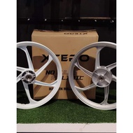 XTERO WAVE125 SPORT RIM XT-06 6 BATANG WHITE/SILVER SIAP BEARING BUSH 6 BATANG PUTIH HIGH QUALITY