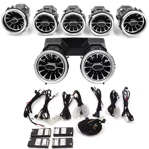 7pcs Interior Ambient Light 64 Colors For Mercedes-Benz C Class W205 2015-2021 W213 W156 W117 W176 A