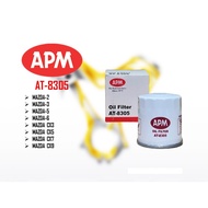 APM Oil Filter - Mazda 2 3 5 6 CX3 CX5 CX7 CX9 Sky-Activ Oil Filter B6Y1-14-302 / PE01-14-302