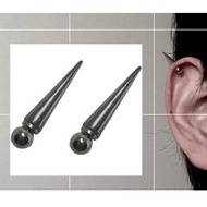 穴いらず スパイクコーン バーベル 2個セット 軟骨ピアス マグネット式 フェイクピアス ノンホール 地雷系 量産型 手工 新娘飾品 耳環 樹脂