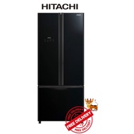 Hitachi R-WB560P9MS 3 Doors French Bottom Freezer Fridge 465L with FREE GIFT 1600W Compact Vacuum Cleaner (worth $129)