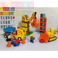 Preloved lego duplo 10813 Town Construction Site