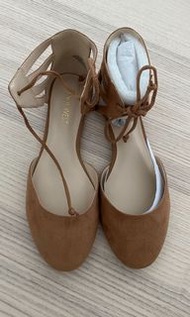 Nine west 尖頭平底鞋 綁蝴蝶結 lace flats