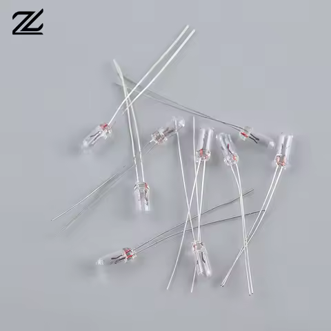 10pcs Mini 3/4/5mm 3/6/12/24V Lamp Light Bulb Edison Incandescent Filament Rice Miniature Lamp Bulb 