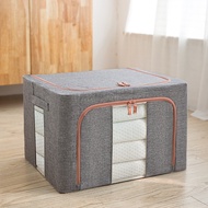 🚚SG Seller🚚 22L/66L/80L /100L/ 110L Foldable Container Storage Box with steel frame Linen Oxford Ho