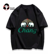 【Chang Beer】Ready Stock T Shirt 100% Cotton Round Neck Short Sleeve Premium Tshirt
