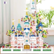 Compatible with Lego Building Blocks Disney Park Princess Castle Assembling Difficult Large National Fashion Building Bl