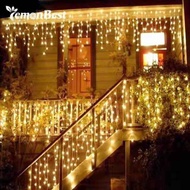 Retail price as wholesale Led Rain Curtain Lights 8m 60p 40 Drop Outdoor Decoration