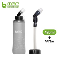 KKN Soft Flask 500ml Folding Collapsible Water Bottle For Running Hydration 250ml 420ml