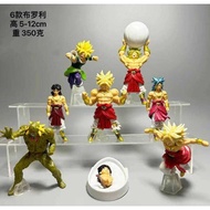 W 8Pcs/Set Amine Dragon Broli Broly Action Figure