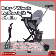 Baby 4 Wheels Lightweight Convenient Foldable Stroller/Baby & 4-wheel Stroller Easy To Fold-4-Wheele