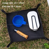 24g Dyneema Camping Storage Tray Lightweight Hiking Picnic Outdoor Foldable Storage Basket UHMWPE+XP