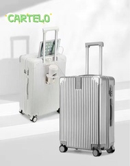 CARTELO 28吋新款带水杯架同USB插口行李箱、行李喼、旅行喼、拉喼