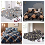 Set Cadar Bergetah Sarung Beb Cotton Sarung Tiram /Single & Double Bedsheet Set 单人&双人床单