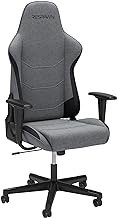 RESPAWN 110 Gaming Chair - Gamer Chair PC Computer Chair, Ergonomic Gaming Chairs, Office Chair with Integrated Headrest, Gaming Chair for Adults 135 Degree Recline with Angle Lock - Grey Fabric