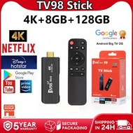 TV Stick 4K Android 11.0 TV Box 4K Netflix/Disney+ Turn TV into Smart TV Connect HDMI Wifi 8+128GB