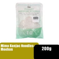 MIMO Konjac Noodle 200g - Bihun Gluten Free, Sugar Free, Low Calorie, Keto Friendly and Halal Shirataki Noodle 魔芋面 米粉 低卡 食品