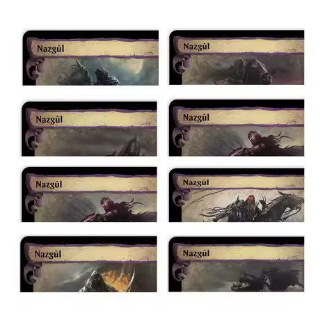 9PCS/Bundle Custom Proxy Non Foil Cards High Quality Table Game Cards 9 Pieces Cards Nazgul Naruto S