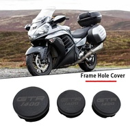 3PCS Frame Hole Cover Caps Plug Decorative Set Fit For Kawasaki GTR1400 GTR 1400 2007-2023 2022 2021
