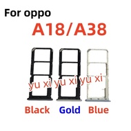 For OPPO A18 CPH2591 /  A38 CPH2579 Sim Card Tray Slot Holder Card Holder Reader SD Slot Adapter Rep