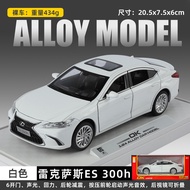 Xe Đồ Chơi Hợp Kim OK1:24 Lexus ES300H Xe Đồ Chơi Hợp Kim Có Tiếng Và Ánh Sáng Xe Đạp Điện Giảm Xóc 