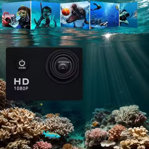 Pro-Level Diving Camera Kit: 4K/60FPS + 50M Waterproof Case & Anti-Shock Tech