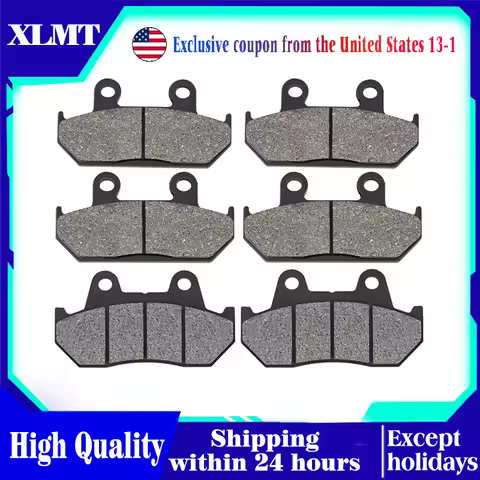 Motorcycle Front and Rear Brake Pads for HONDA GL1500 VFR700 VFR750 Interceptor Goldwing A Aspencade