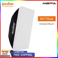 Godox 50x70cm 20"x27" Soft box Universal Mount Softbox for Universal Mount Studio Flash Strobe Free shipping