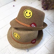 [Ready Stock]Beach Hat for Kids Topi Budak Topi Michael Jackson Budak Topi Pantai Budak